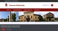 Desktop Screenshot of comune.biandrate.no.it