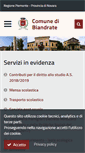 Mobile Screenshot of comune.biandrate.no.it